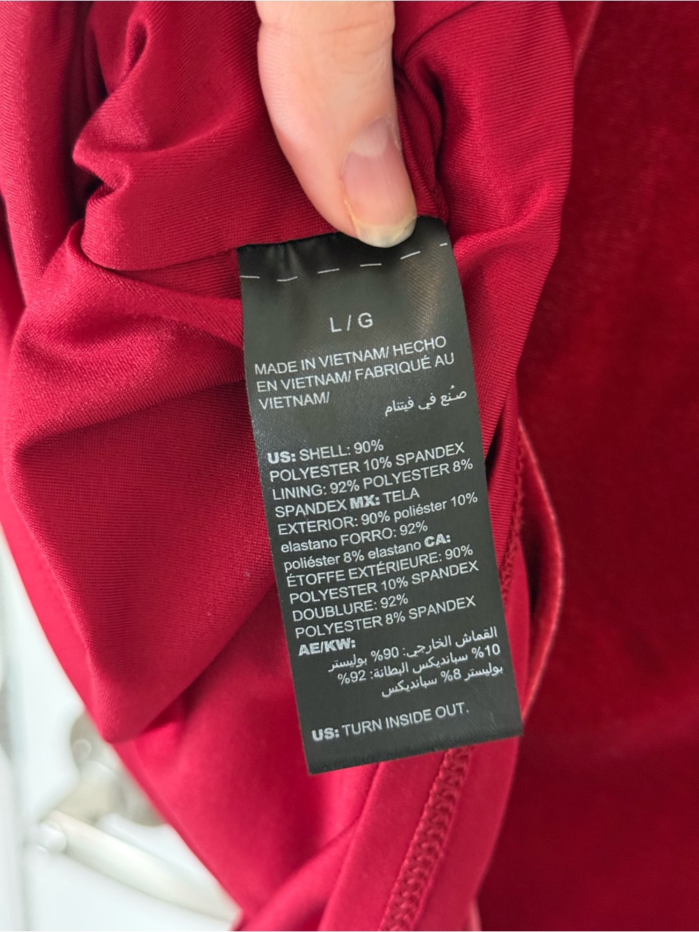 White House Black Market Red V-Neck Sleeveless Tank - Picture 4 of 4